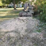 Stump out. Style in. No stump too tough. We clear the way for beauty and safety.