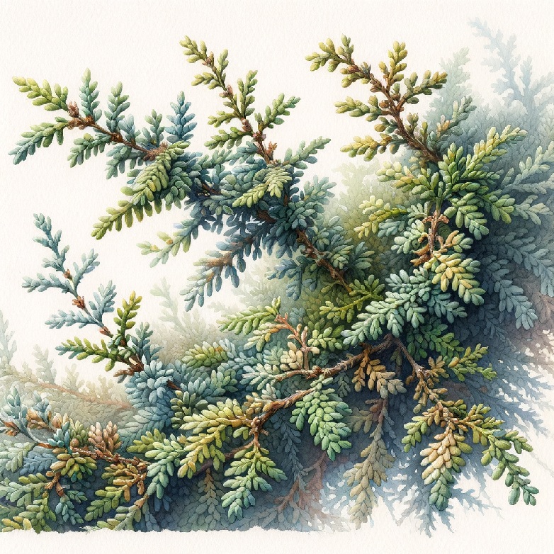 Creeping juniper thrives in loose, poor soil because its fibrous roots spread wide, anchoring easily in sandy or disturbed ground. It evolved for rocky slopes, needs little nutrients, and shrugs off drought thanks to its tough, waxy foliage.