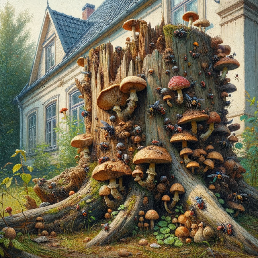 Is an old tree stump ruining the look of your yard? Here’s how to restore its former glory! 🌳 Why remove it at all? An old tree stump is not just an eyesore; it can be a tripping hazard, attract pests like termites, and prevent you from using that area of ​​land for gardening or landscaping.