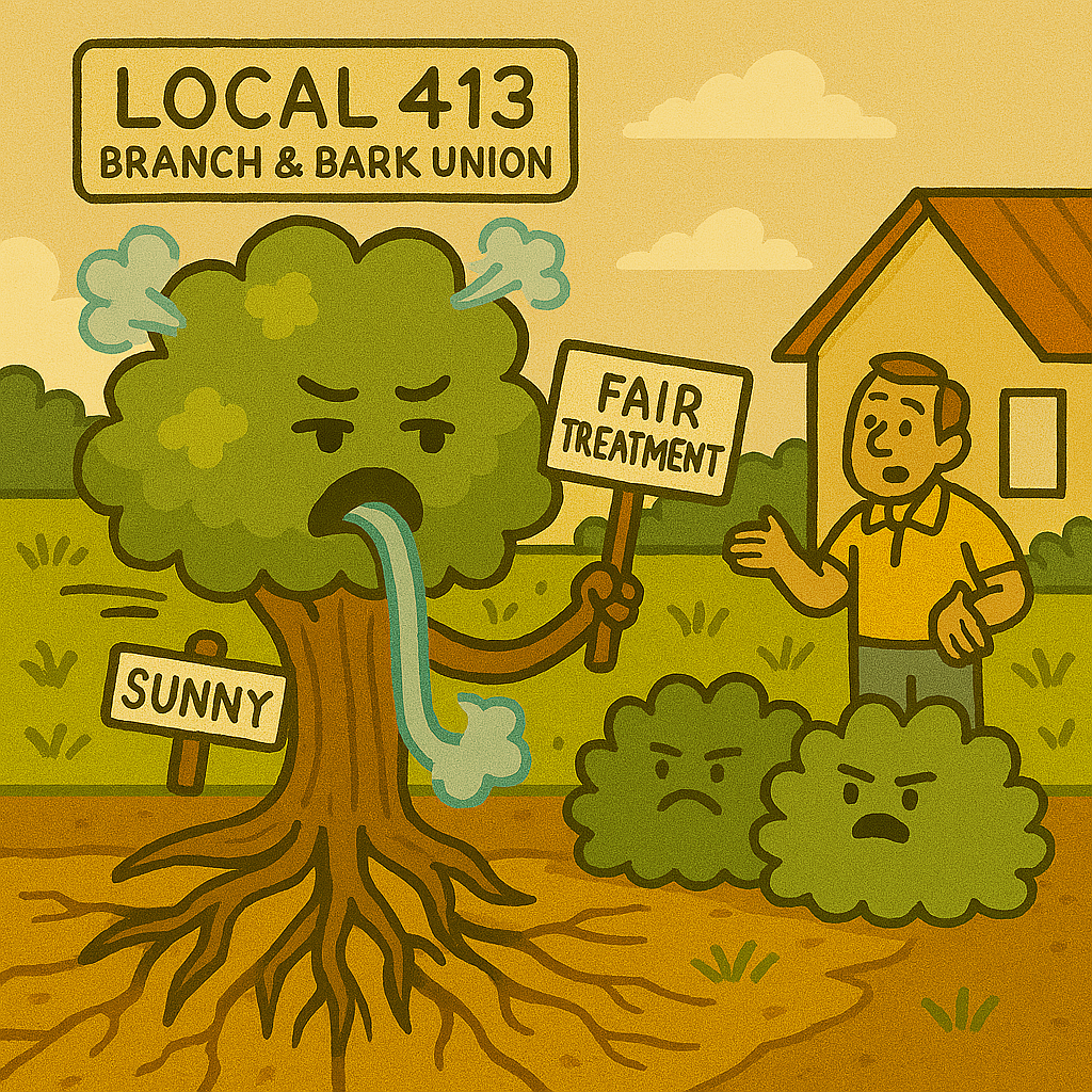 Turns out, Guzzler had left behind a legacy. The underground root network still buzzed with stories of overwatering, burnout, and unrealistic expectations. Sunny tapped into it like a gossip hotline.