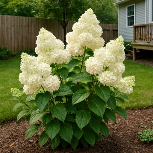The panicle hydrangea is one of the best solutions for replacing a tree stump.