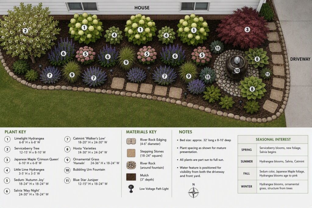 We are launching a new series: "What can you do after stump grinding?" Here is a brief glimpse of our work from yesterday as a first example. Active restoration work is currently underway at the site. What do you think of this design project?