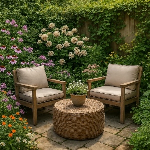 Benches for resting are far more useful than a tree stump.