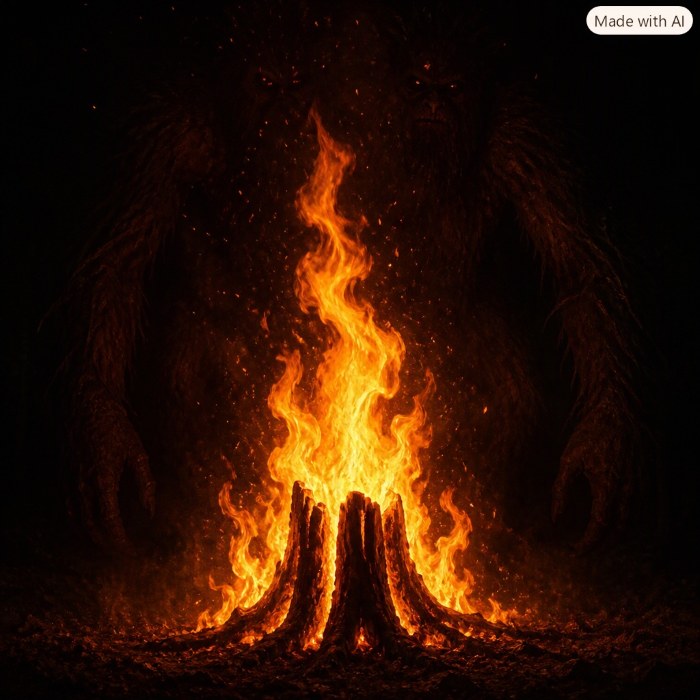 Pull your chair in close — this one’s got a different kind of heat to it. The kind that makes everyone stare a little too long at the fire, wondering what else might be watching.
